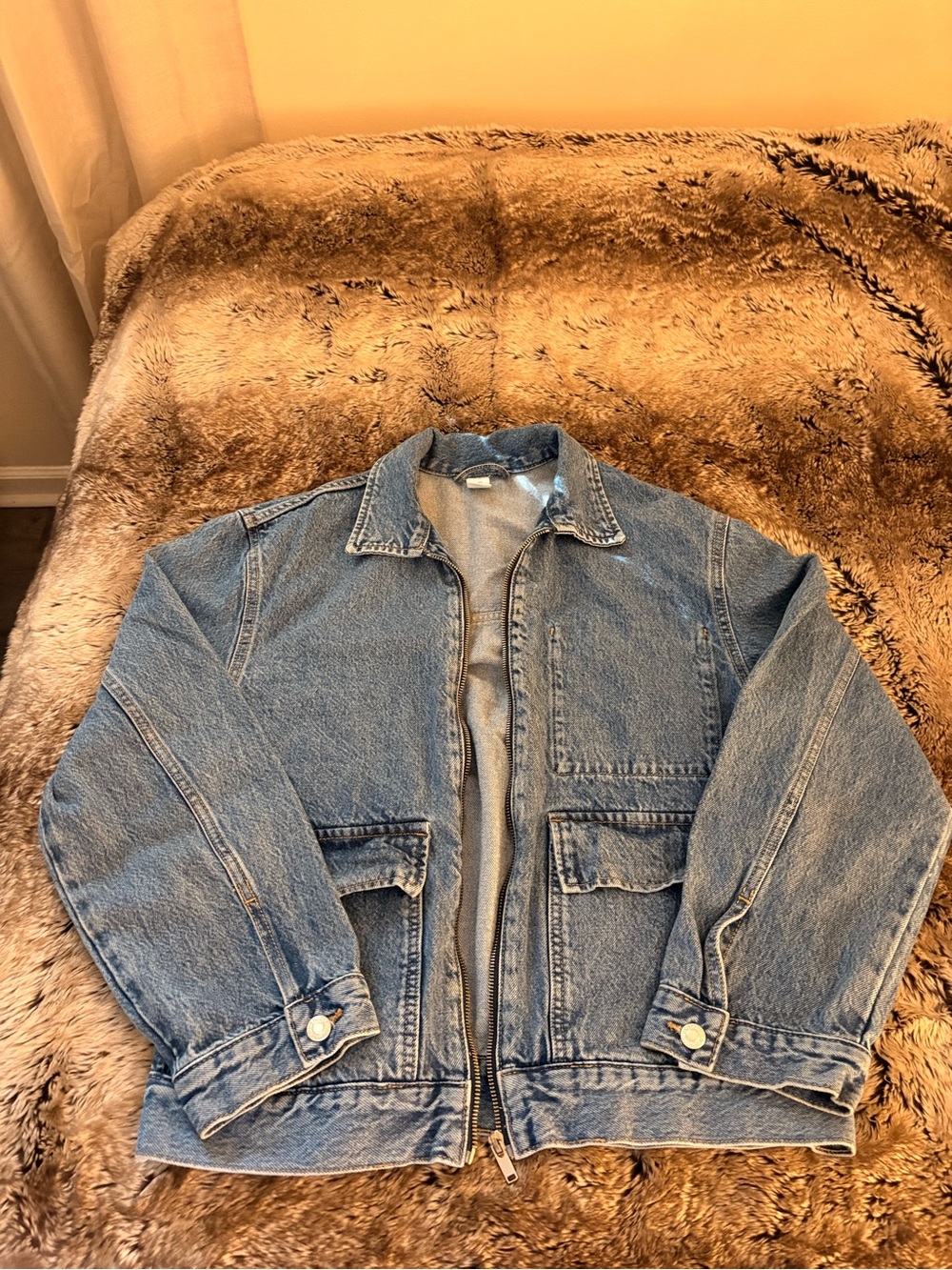 H&M Zip Denim Jacket